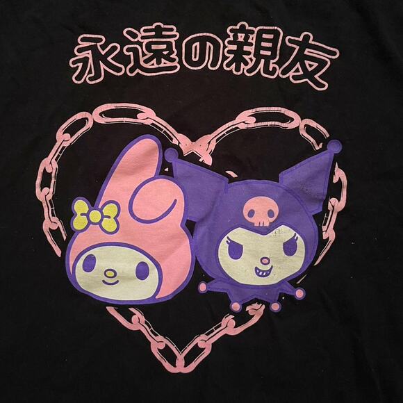 Japanese Kuromi and My Melody tee - Picture 2 of 2